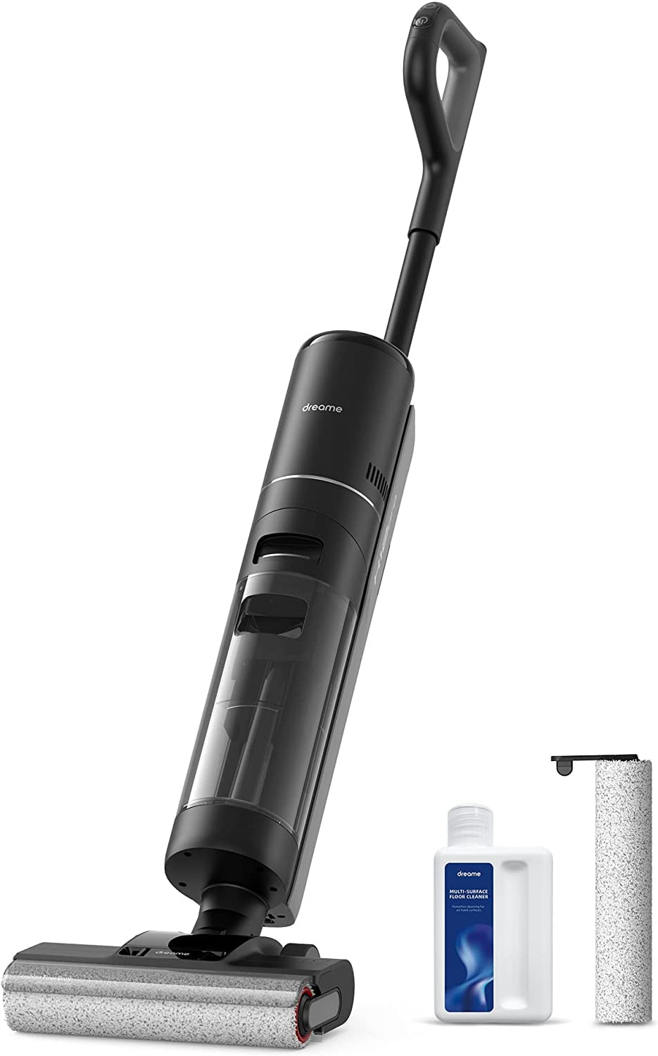 DREAME H12 Pro FlexReach Aspirador en Seco y Húmedo, Alcance Plano de 180°, Secado Durante 5 Min, 18 kPa de Succión, Lavado en Caliente a 90 °C, Limpieza de Borde a Borde, Limpieza de 50 Minutos