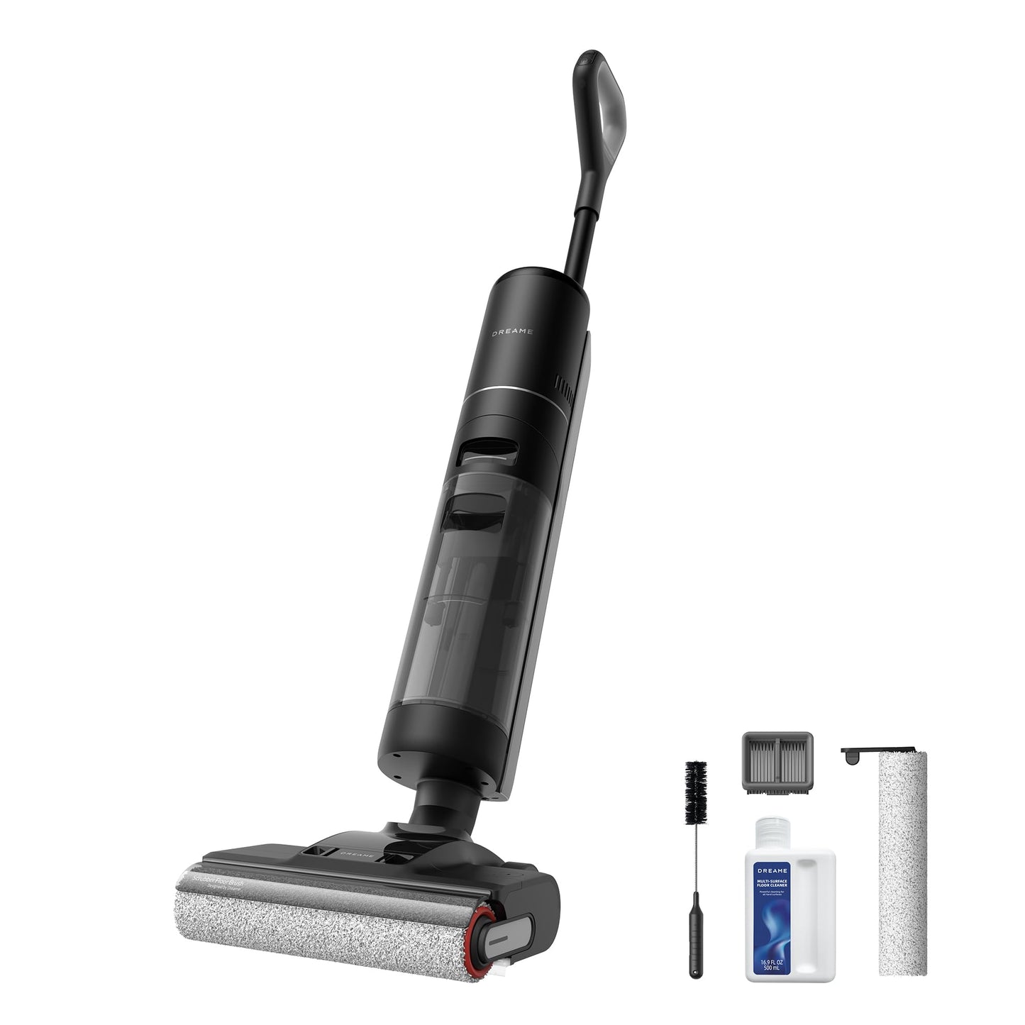 DREAME H12 Pro FlexReach Aspirador en Seco y Húmedo, Alcance Plano de 180°, Secado Durante 5 Min, 18 kPa de Succión, Lavado en Caliente a 90 °C, Limpieza de Borde a Borde, Limpieza de 50 Minutos